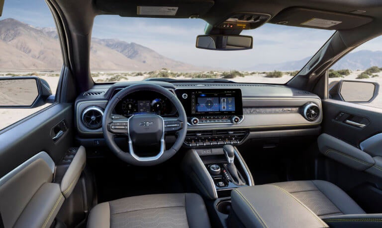 2023 Chevy Colorado Interior Front Seats And Dash