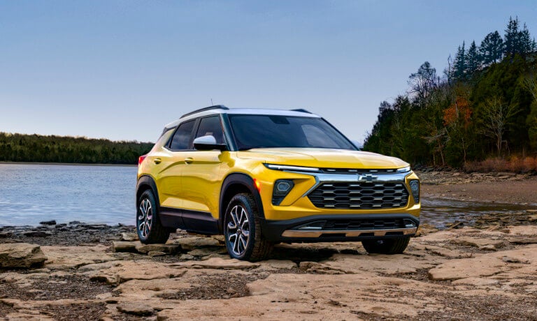 2024 Chevy Trailblazer Exterior In Yellow By Lake